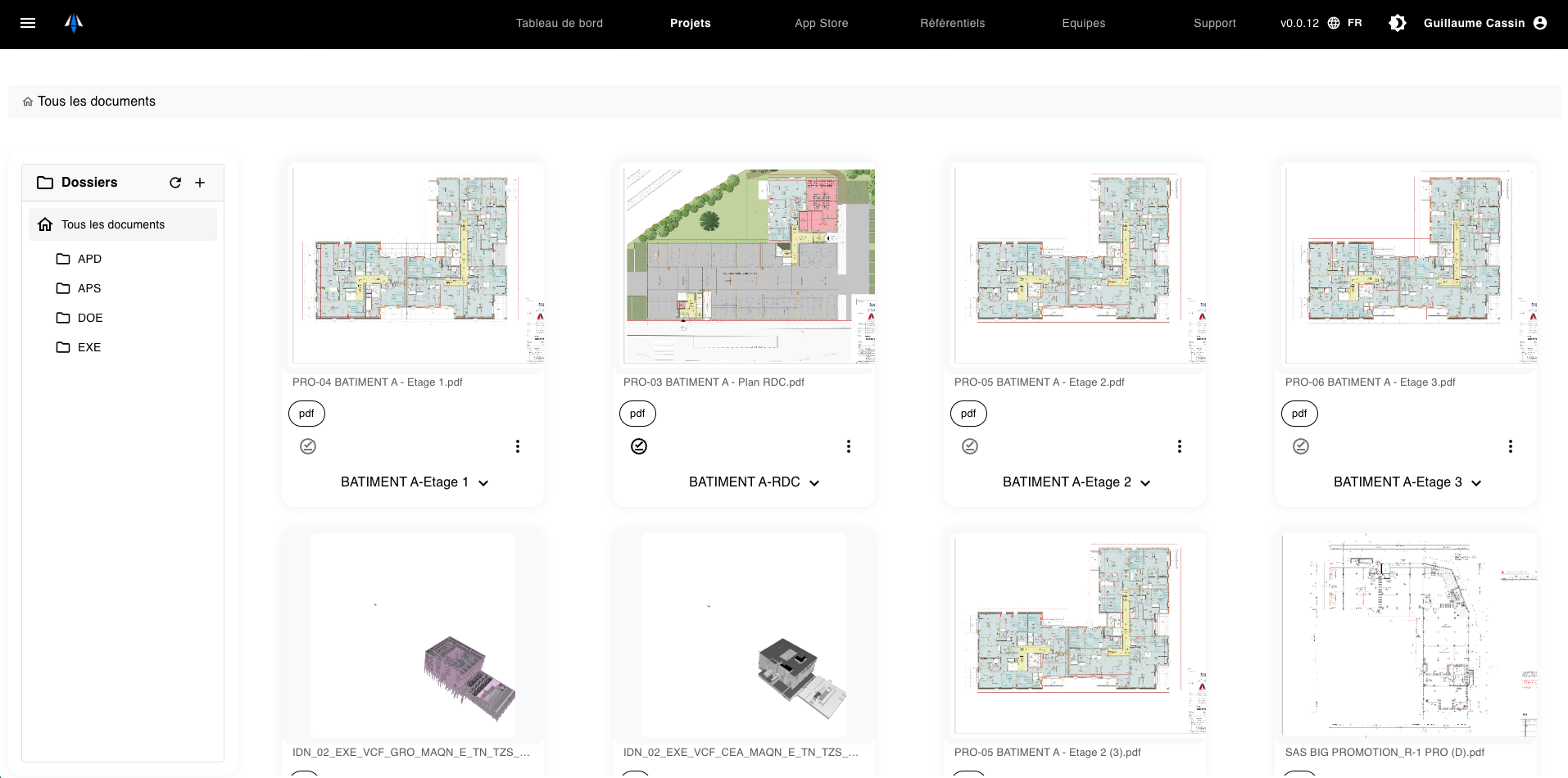 Gestion documentaire - Plans et documents projet