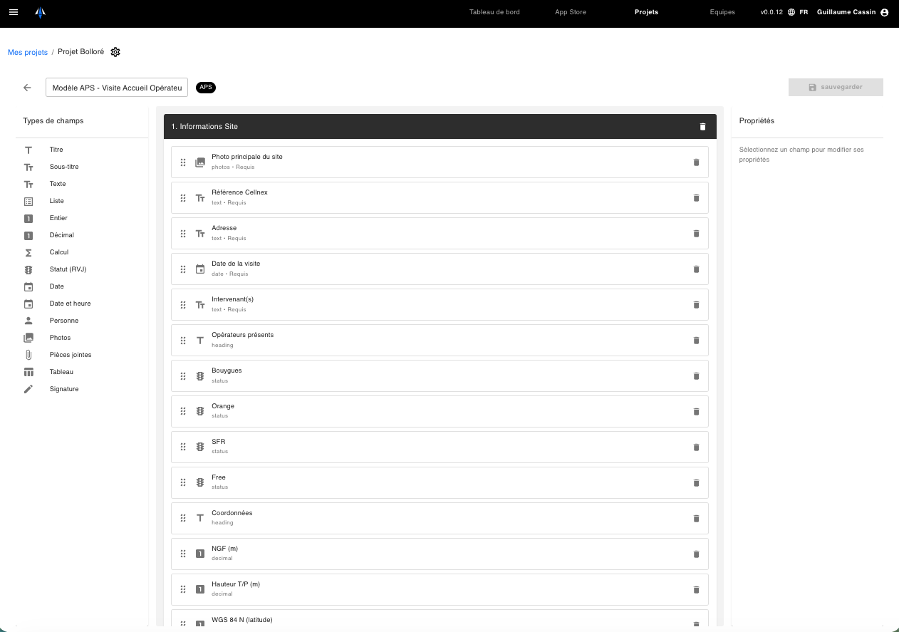 Formulaires sur mesure - Éditeur de rapports